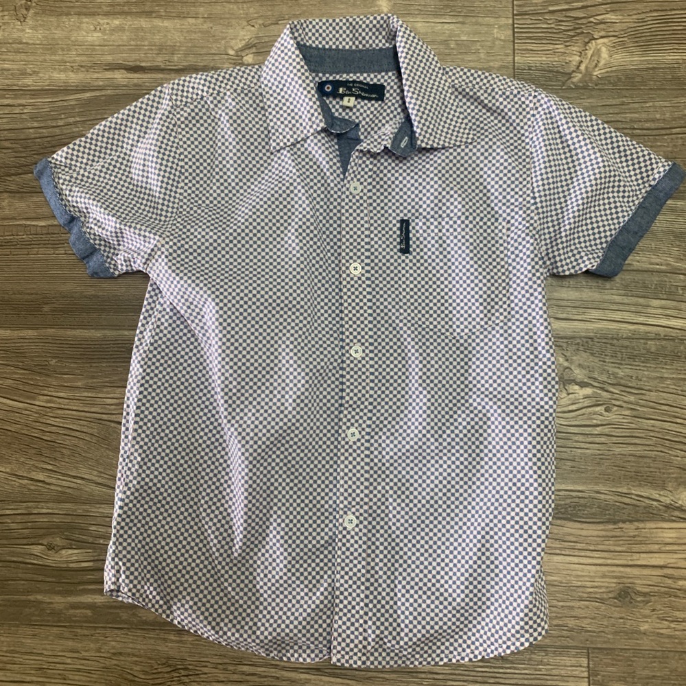 Ben Sherman button dow. shirt size 8 Boys